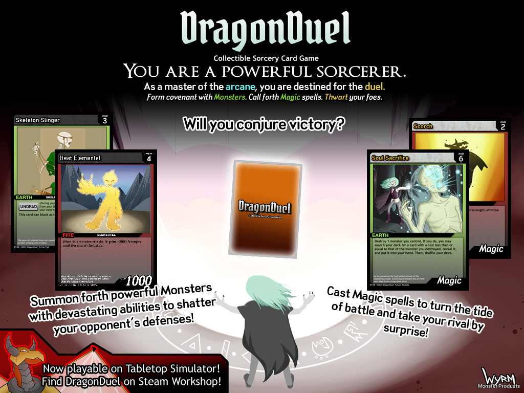 DragonDuel Collectible Sorcery Card Game Now In Development!